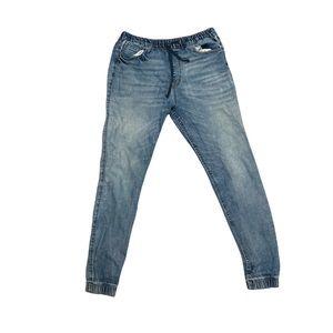 H&M MEDIUM DENIM JOGGERS